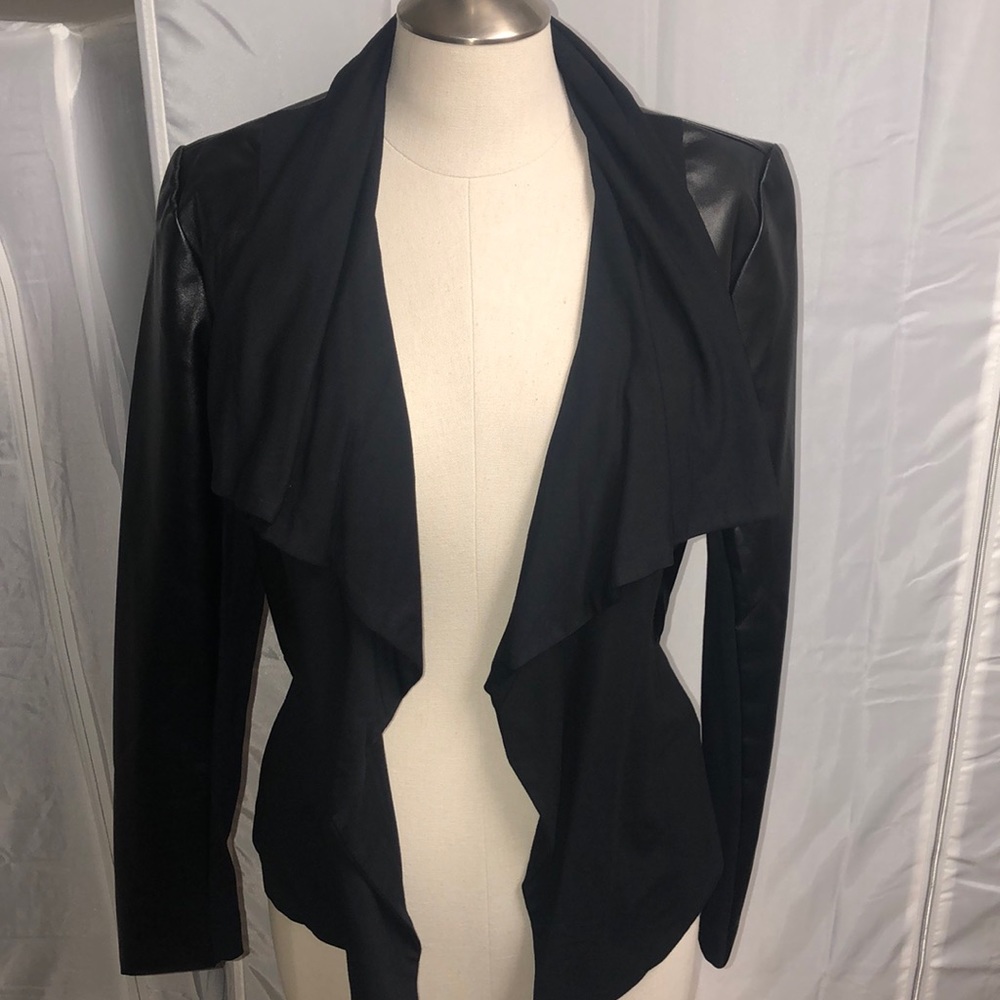 Neiman Marcus faux leather jacket